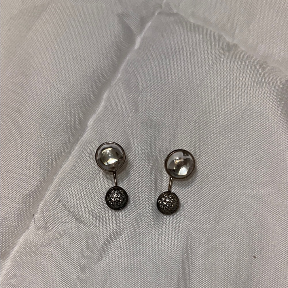Pandora Elegant Silver Stud Earrings